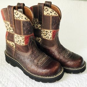 ariat patchwork boots